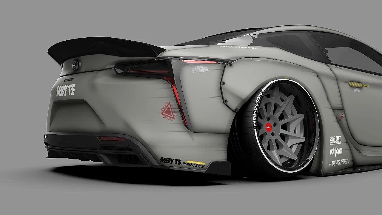 MBYTE 汽车改装概念设计 Lexus LC500