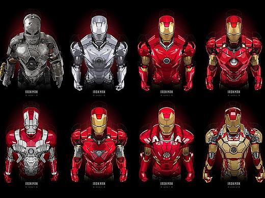 鼠绘插画--Iron man 钢铁军团