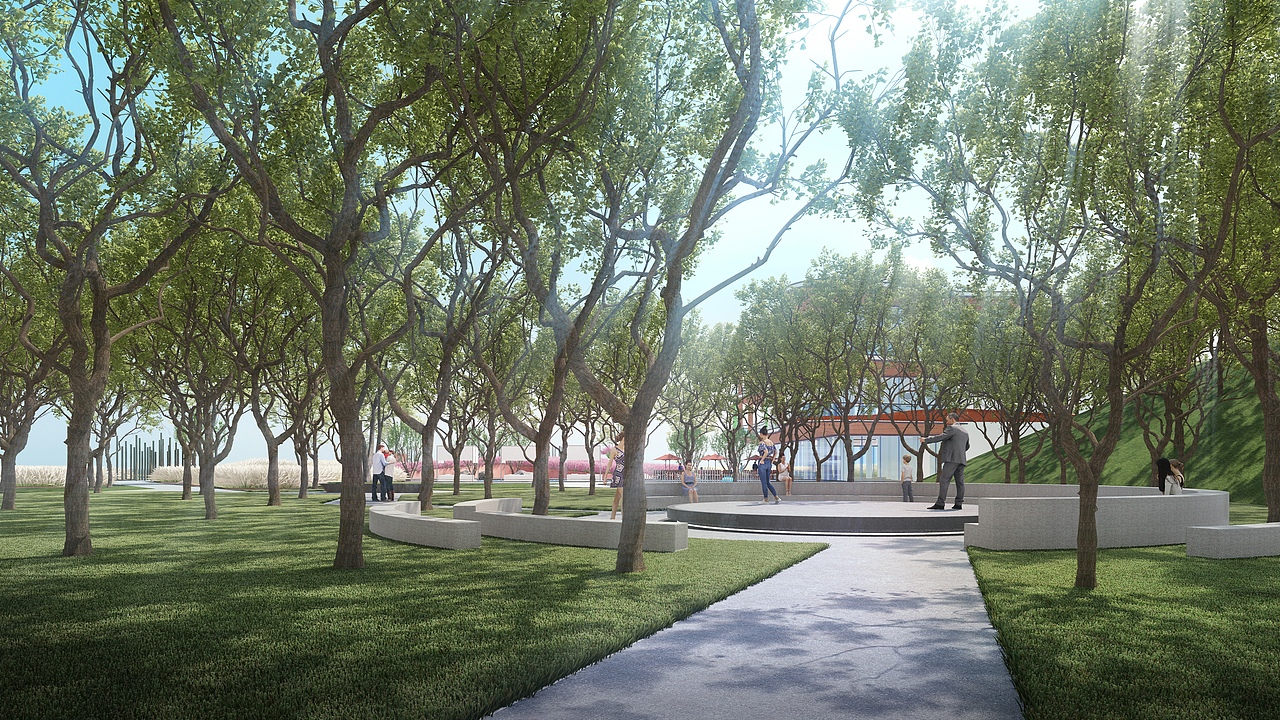 lumion渲染景观效果图