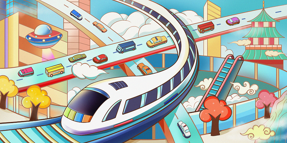 未来城市（图ZMjU3NjAyMTg0） - 商业插画 - 站酷设计师爱画画的九卿原创素材 - 站酷ZCOOL