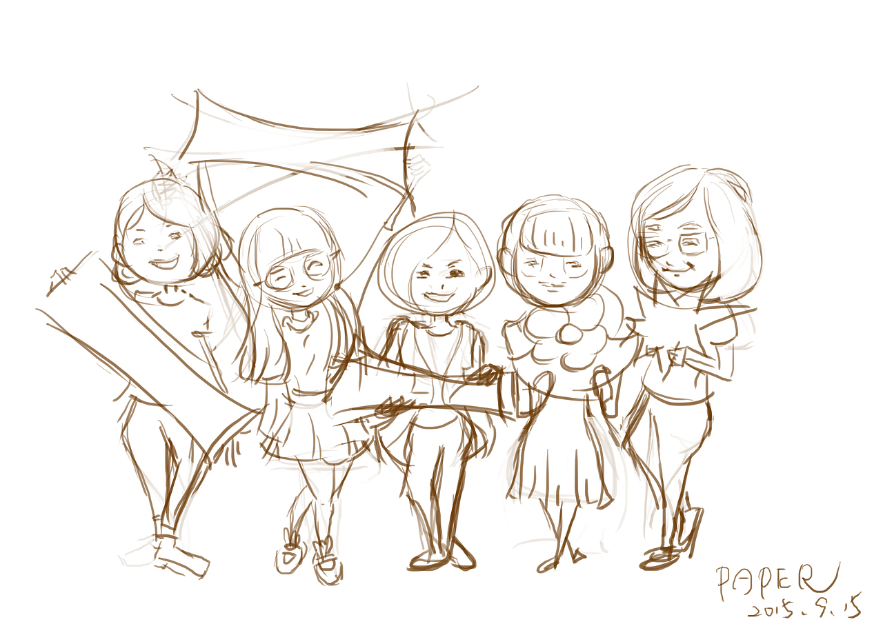 你有吗?一群一起长大的姑娘~~