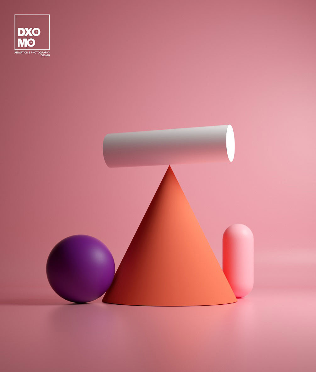 三维几何立体图形渲染