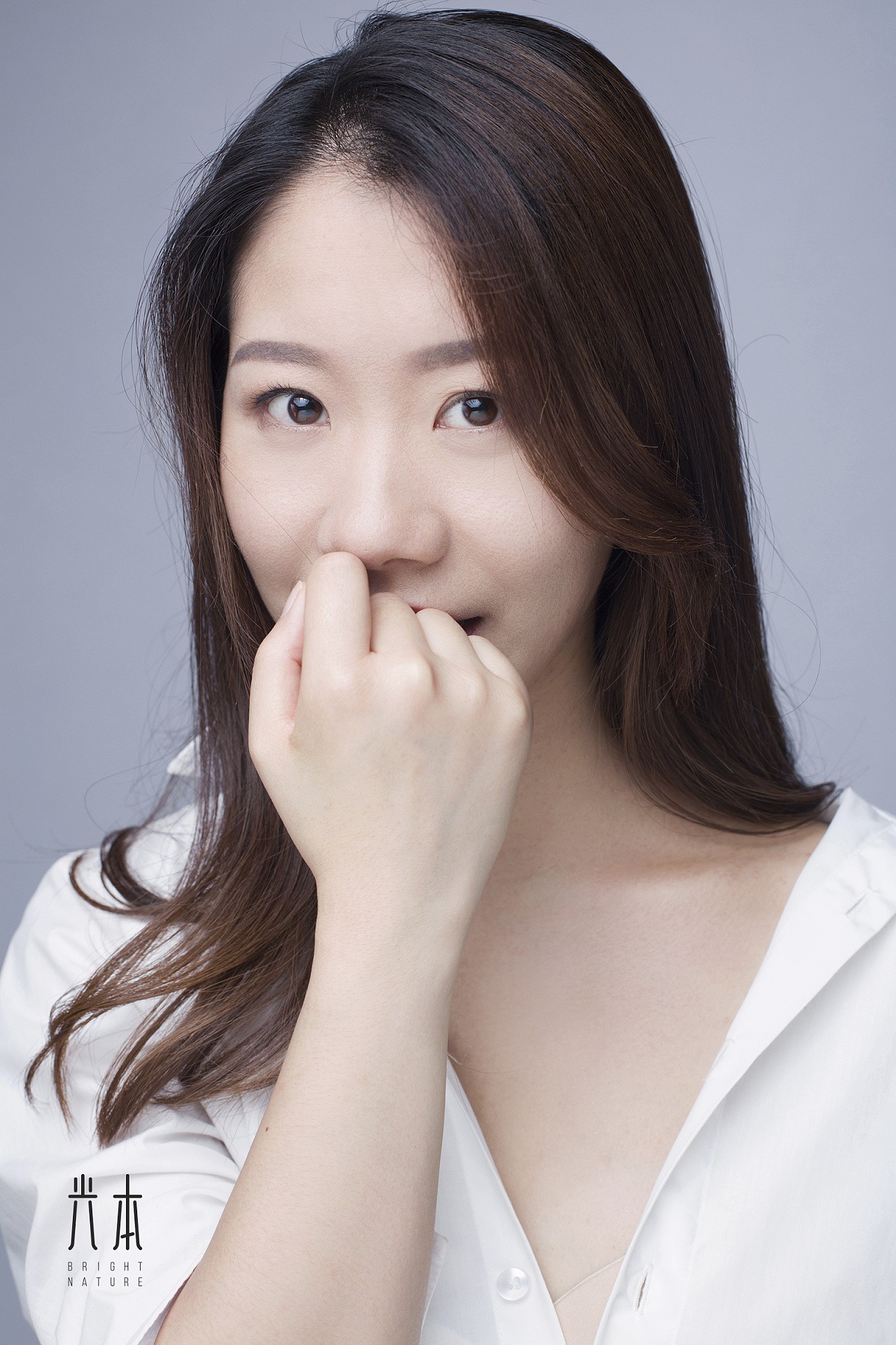 光本肖像摄影之个人经典肖像拍摄白色背景