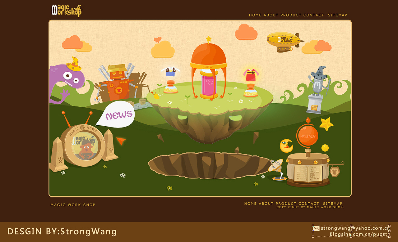 最近上线的站点 MagicWorkshop 大陆服装商的儿童品牌 出口 