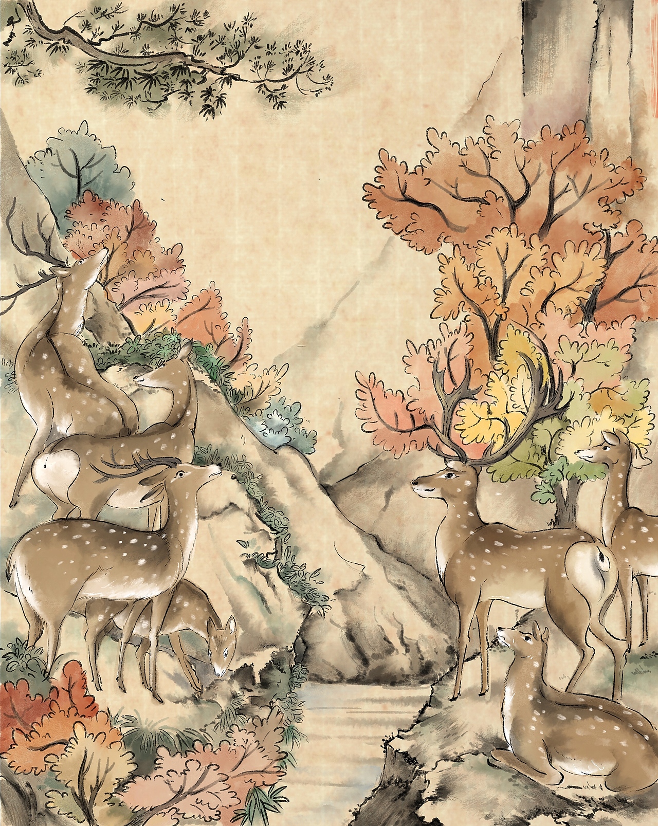 中国神话故事1（图ZMTU5NTYxOTM2） - 绘本 - 站酷设计师miao9原创素材 - 站酷ZCOOL