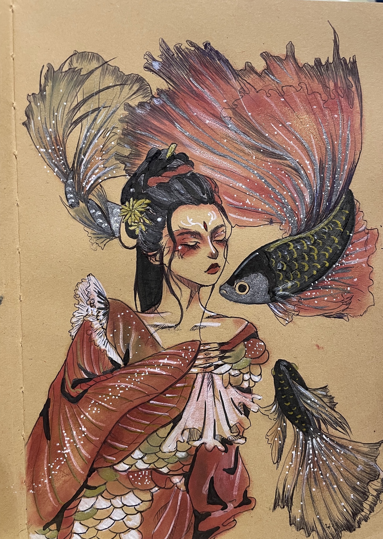 神灵少女|插画|创作习作|z83709137 - 原创作品 - 站酷 (zcool)