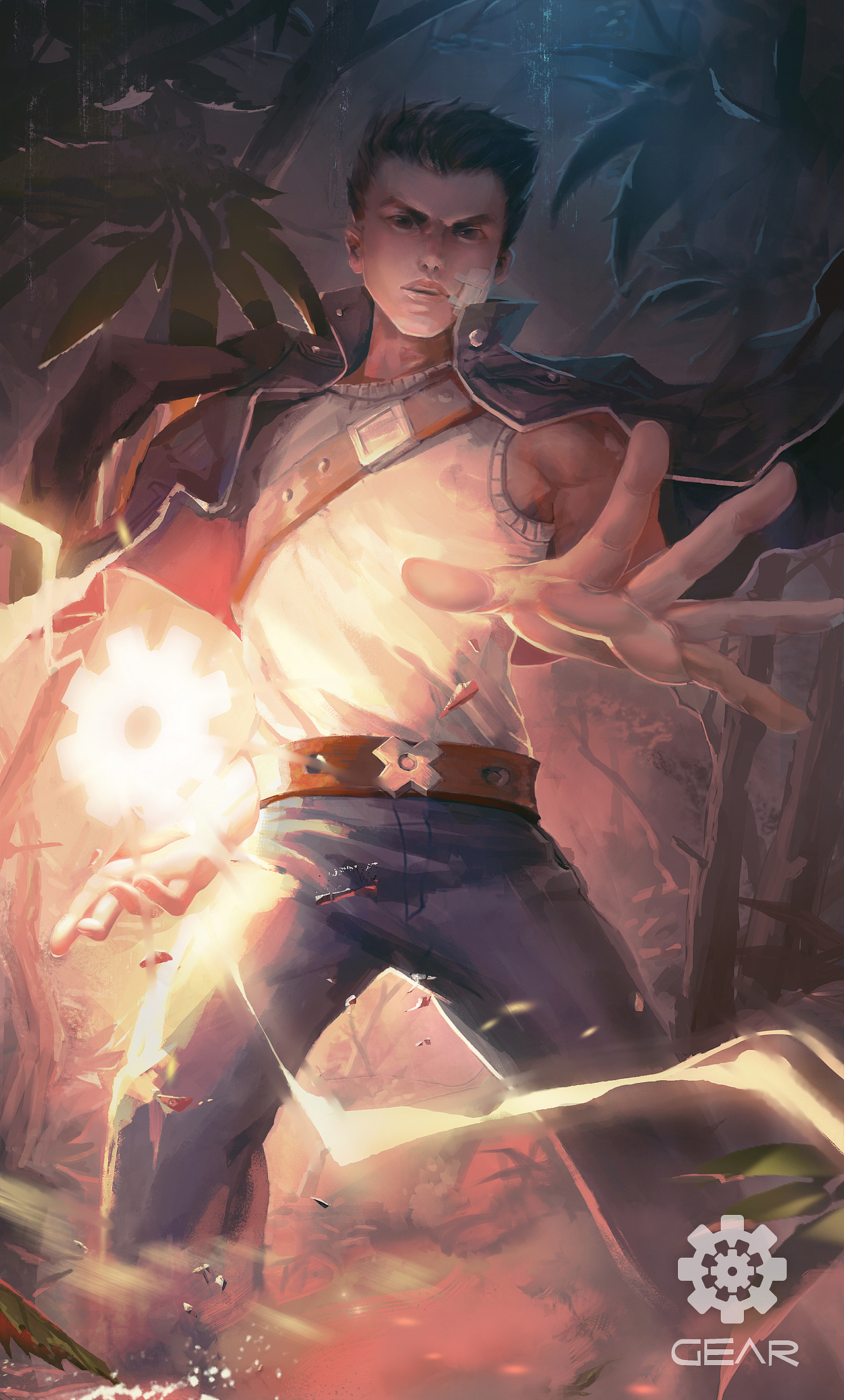 黄色齿轮（带过程）（图ZMTE0MjQ5Nzg4） - 创作习作 - 站酷设计师kate8589原创素材 - 站酷ZCOOL