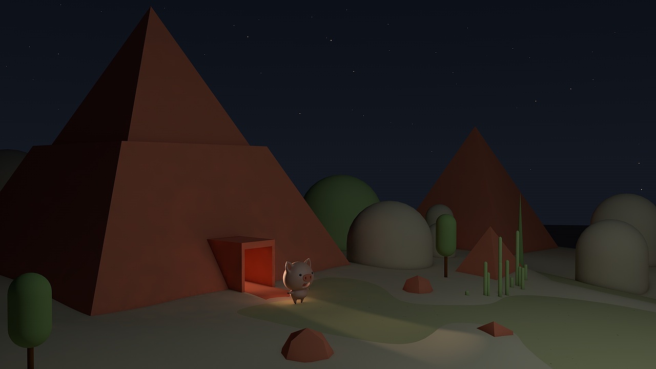 逃出金字塔-猪小胖