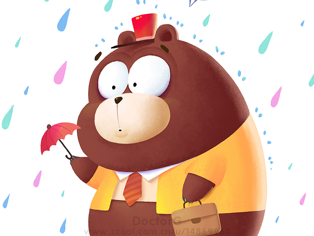 熊|动漫|单幅漫画|doctorg_原创作品-站酷zcool
