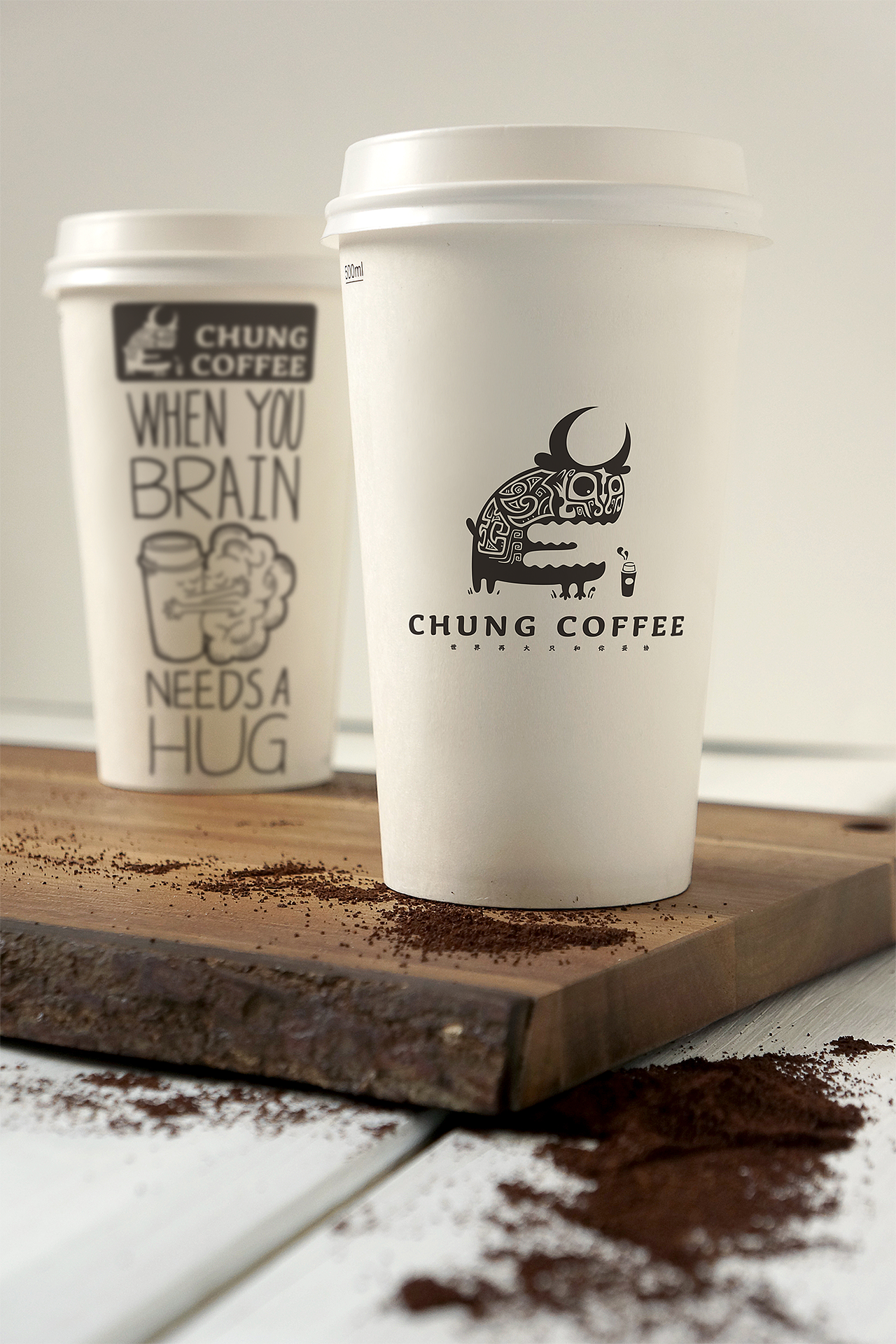 CHUNG COFFEE标志设计及延展（图ZMjA4MjEyNzY4） - Logo - 站酷设计师歪歪614原创素材 - 站酷ZCOOL