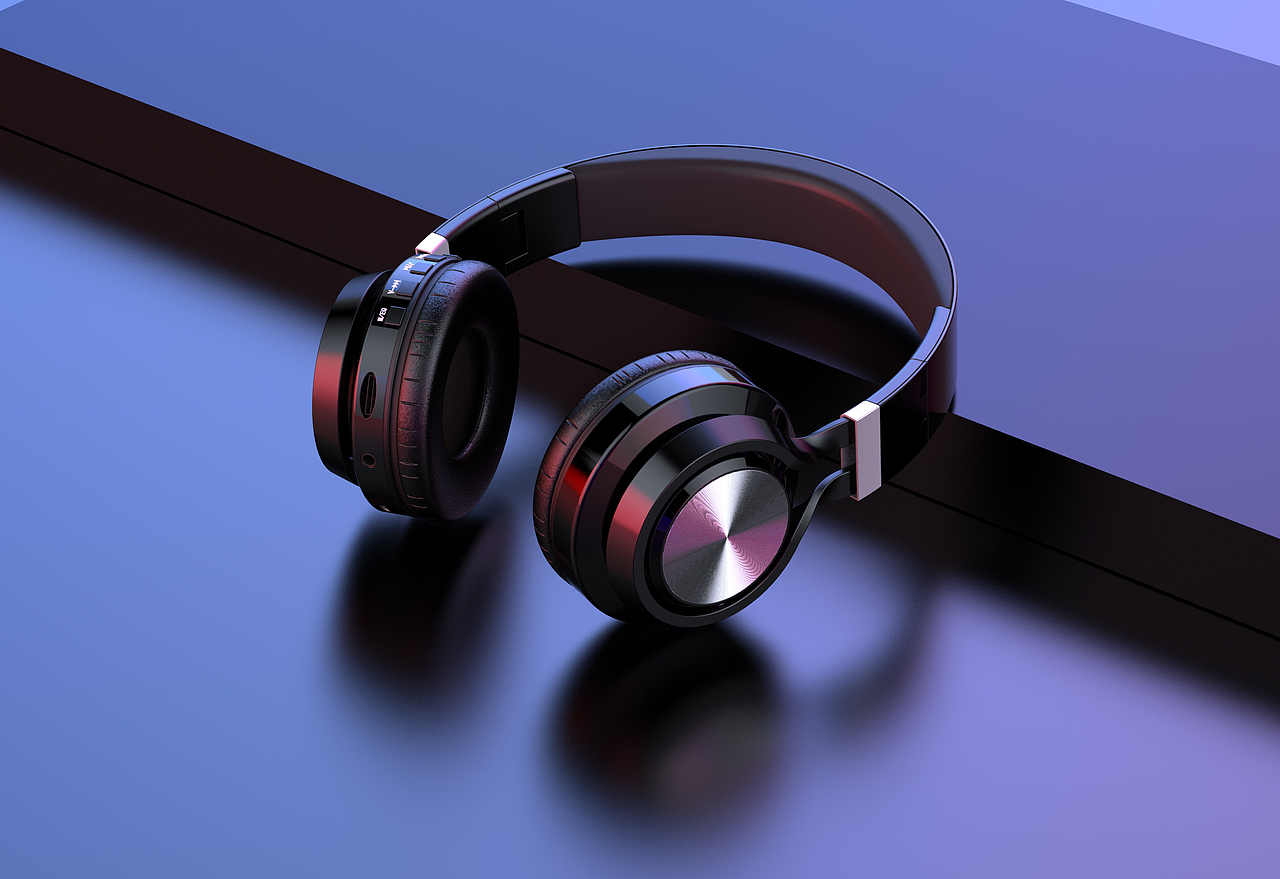 蓝牙耳机场景渲染