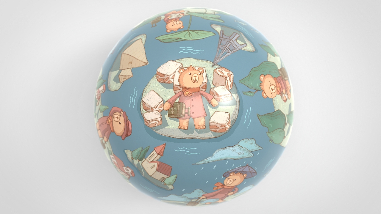 珍妮雪花酥插画包装设计