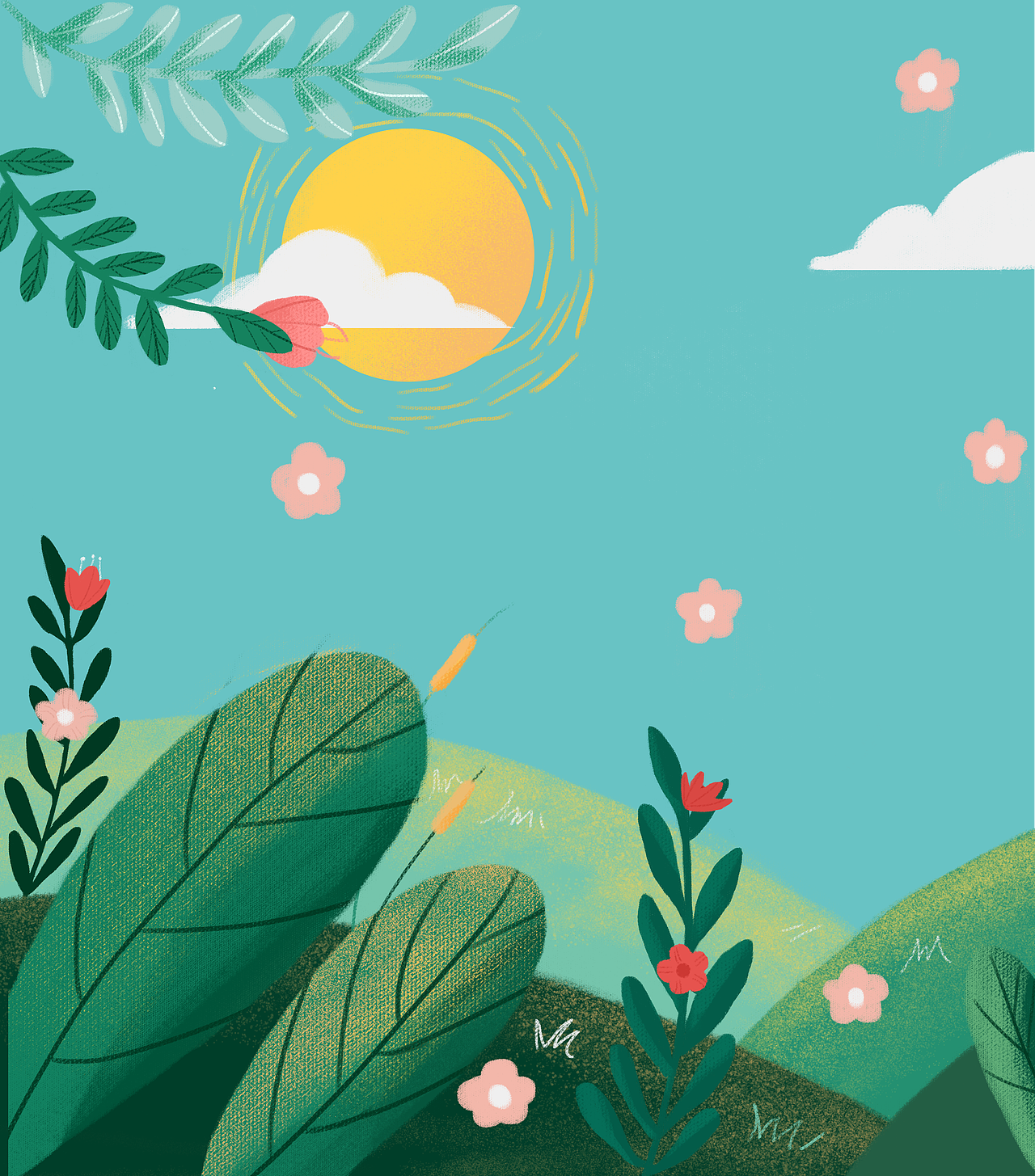 肌理插画（图ZMTAyMzY0OTUy） - 创作习作 - 站酷设计师微甜兔0208原创素材 - 站酷ZCOOL