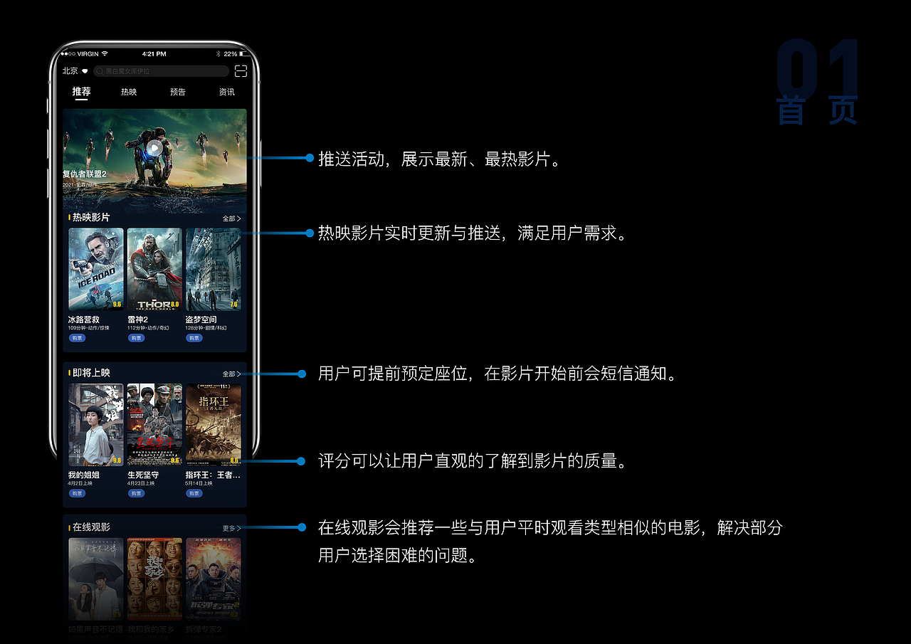 电影APP（图ZMjkwOTc0MDgw） - APP界面 - 站酷设计师晋陌原创素材 - 站酷ZCOOL