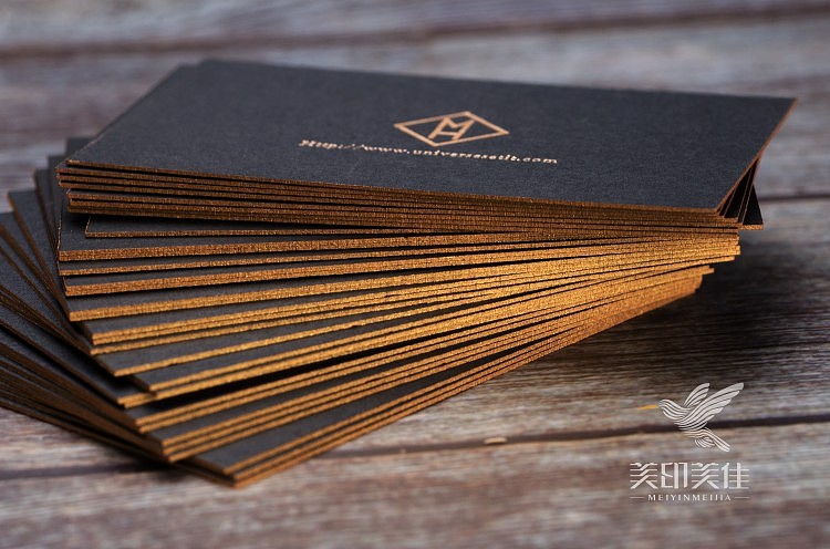 烫金+擦金边名片（图ZMTMxMjc1MTk2） - 宣传物料 - 站酷设计师美印美佳名片原创素材 - 站酷ZCOOL