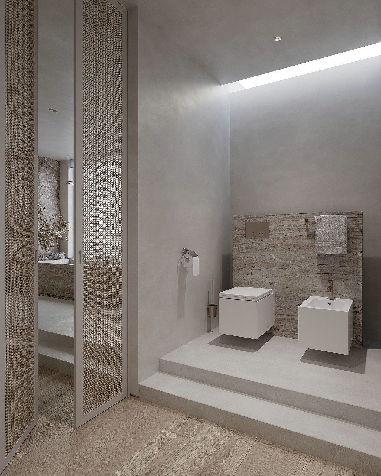 105㎡公寓 在通往自然之路上的极简主义（图ZMjQ1OTQ5NDMy） - 家装设计 - 站酷设计师小小冰8025原创素材 - 站酷ZCOOL