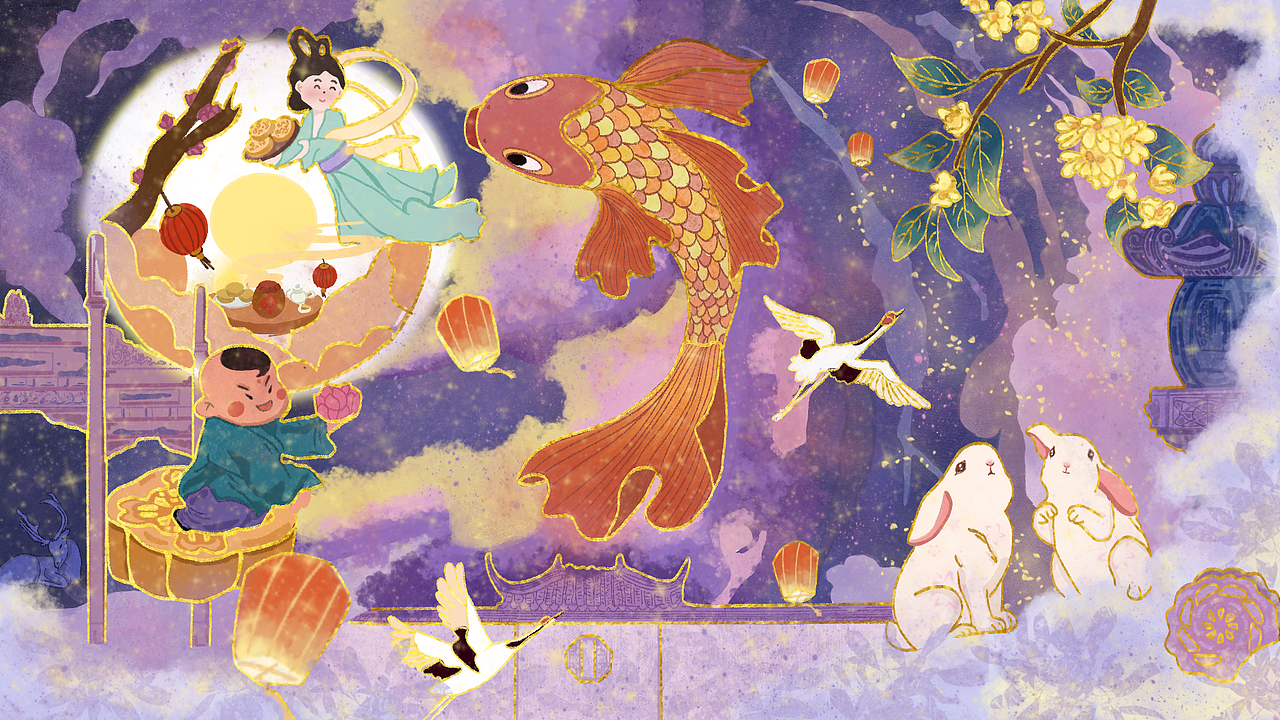 中秋节插画