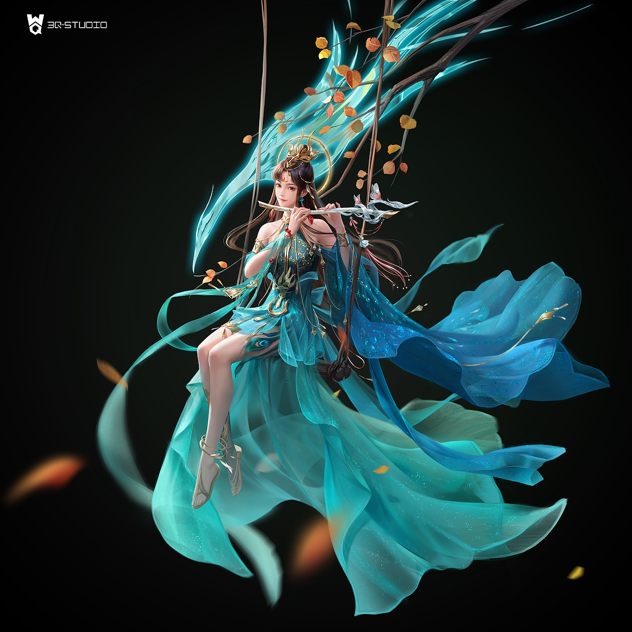 倩女幽魂手游新职业影灵女和影灵男(附绘画过程)