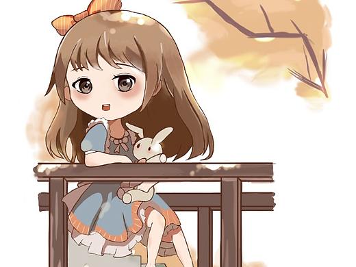 卡通女孩（个人主页-ZNDI5ODM1MjQ=） - 创作习作 - 站酷设计师茉莉蜜茶设计人原创素材 - 站酷ZCOOL