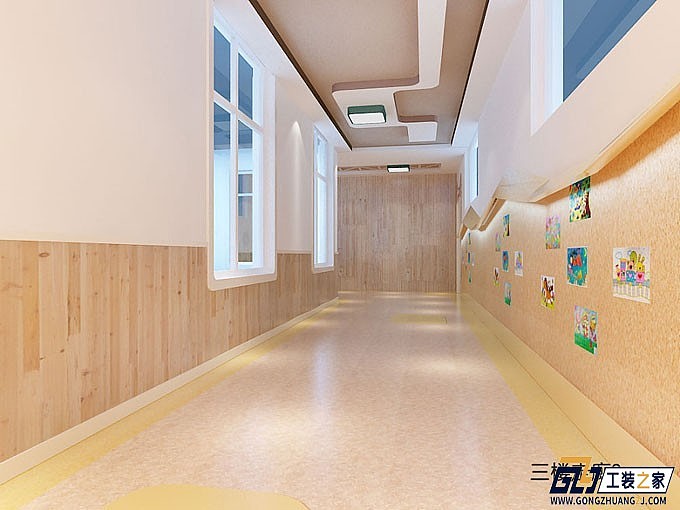 原创作品:西安幼儿喜爱幼儿园装修设计图