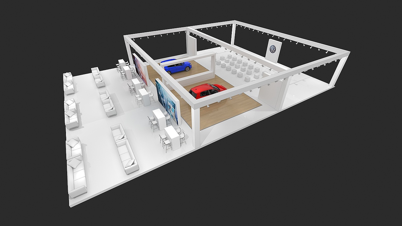 大众工厂汽车下线