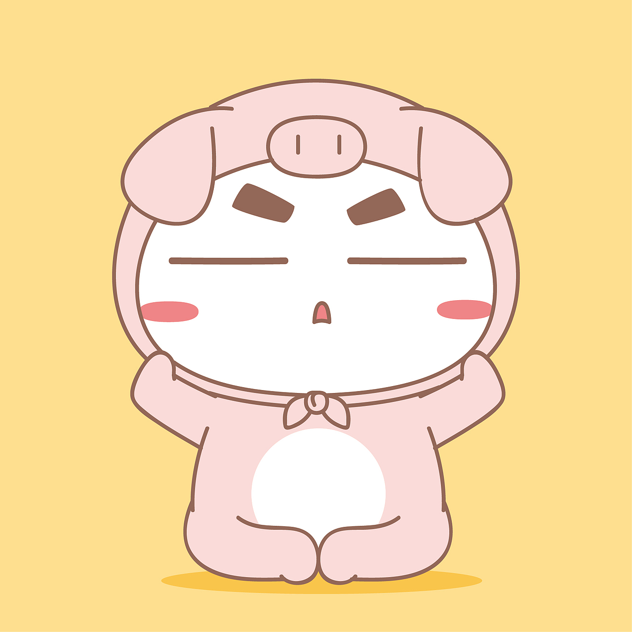 在发呆?在练功?在打坐?你猜吧!