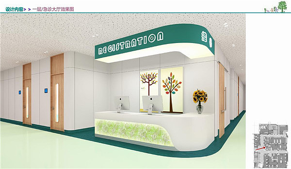 重庆医院装修设计公司 医院病房设计 专业医院室内设计 鼎庭装饰专注工装