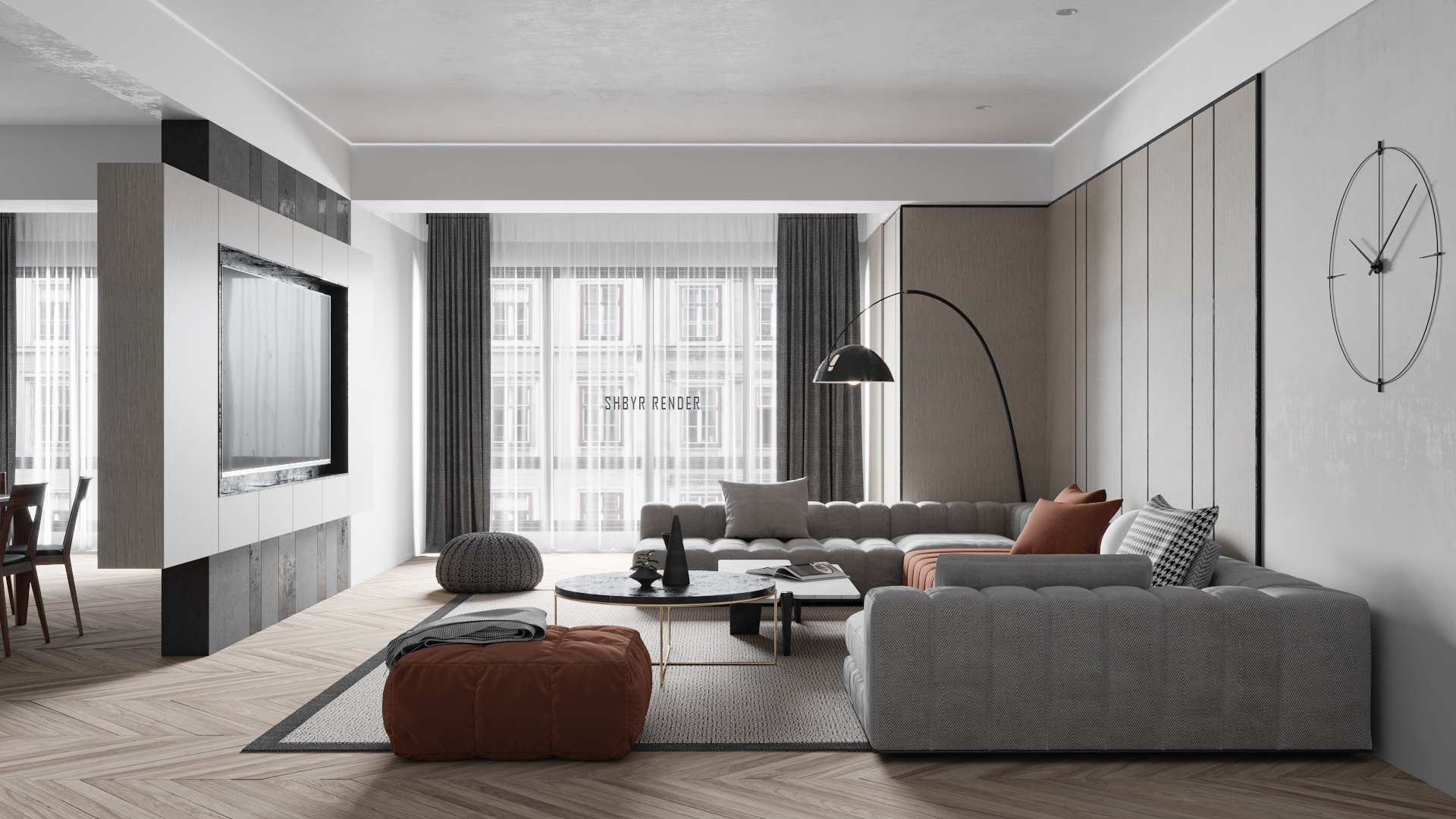 现代家装客厅|空间|家装设计|深海捕鱼人 - 原创作品 - 站酷 (zcool)