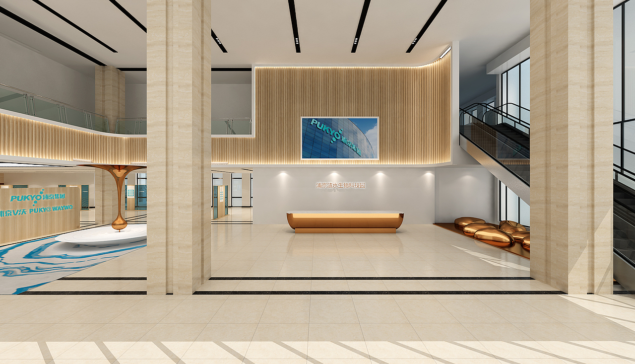 浦京涟水生物科技园企业服务楼招商大厅及展厅改造设计