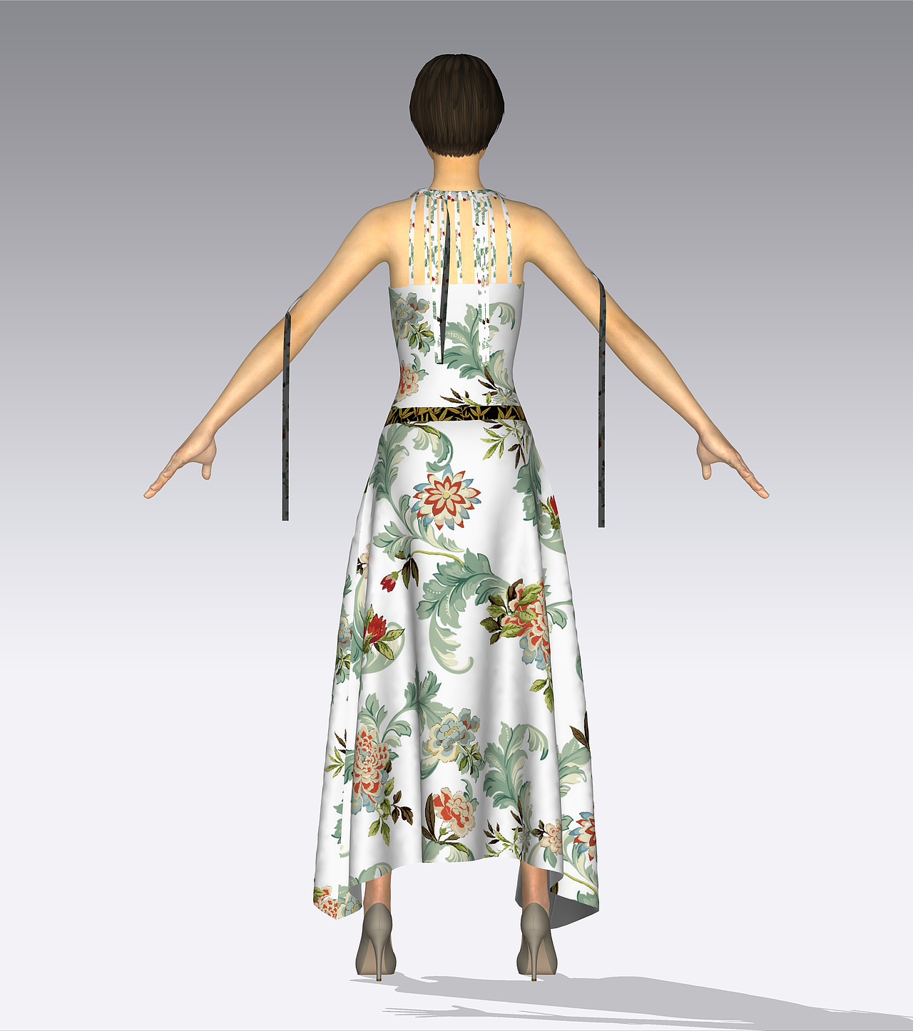 clo三维服装效果图！