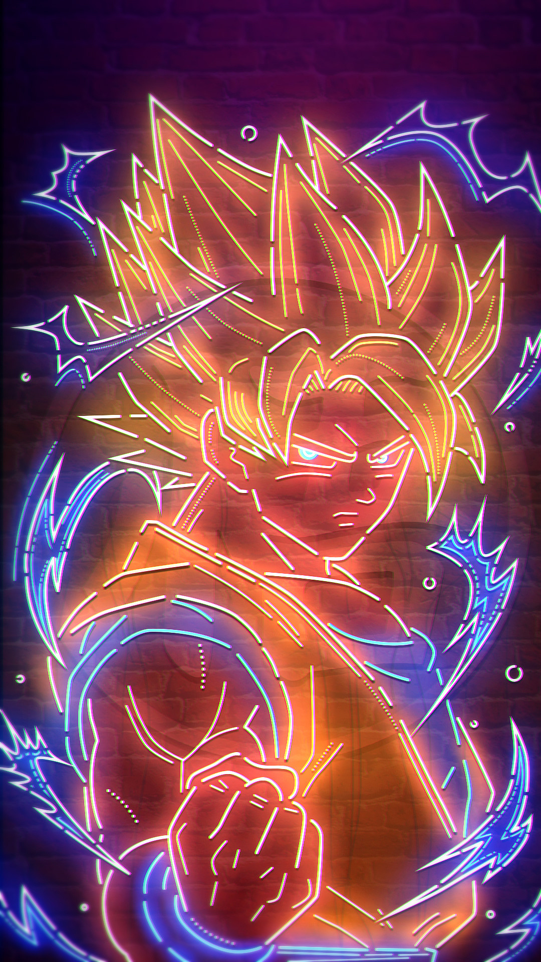 一套赛博霓虹七龙珠插画（图ZMjMzMjgwNzQ4） - 艺术插画 - 站酷设计师JessonWong原创素材 - 站酷ZCOOL