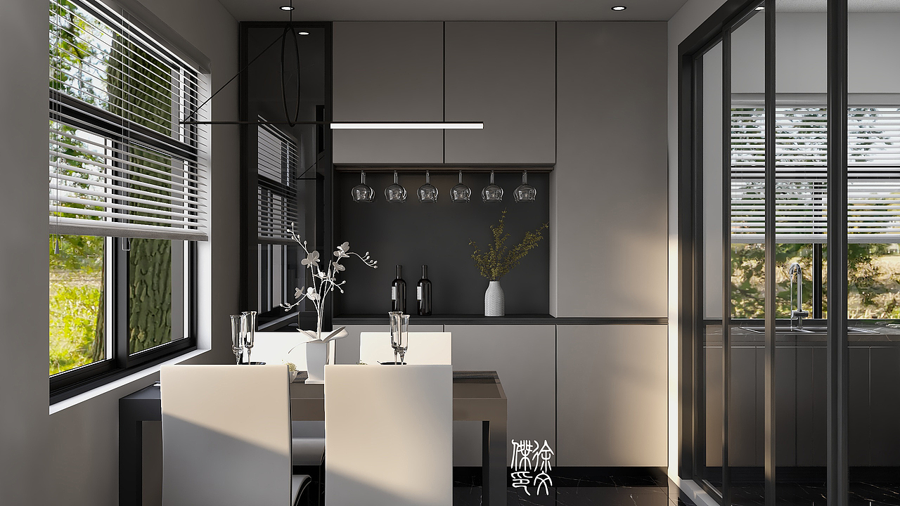 现代-黑白（碰撞）（图ZMjMzNzA1NDA4） - 家装设计 - 站酷设计师Mr丶麋鹿原创素材 - 站酷ZCOOL