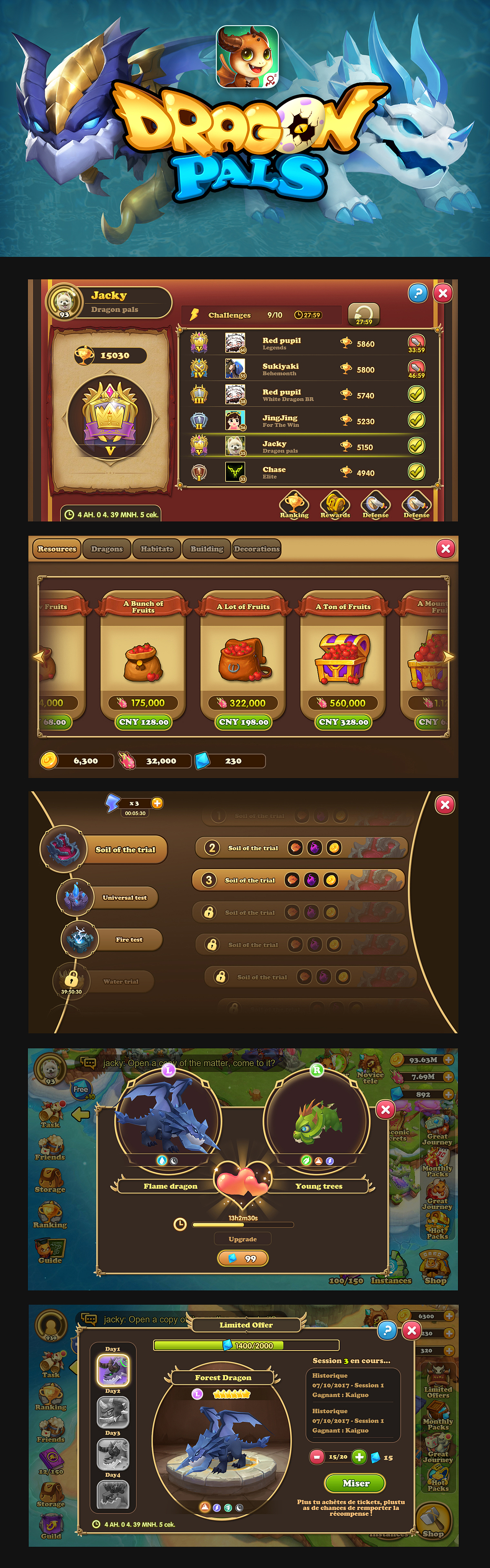 DragonPals - 休闲养成对战游戏！（图ZMTA1OTM2NjM2） - 游戏UI - 站酷设计师putikai原创素材 - 站酷ZCOOL