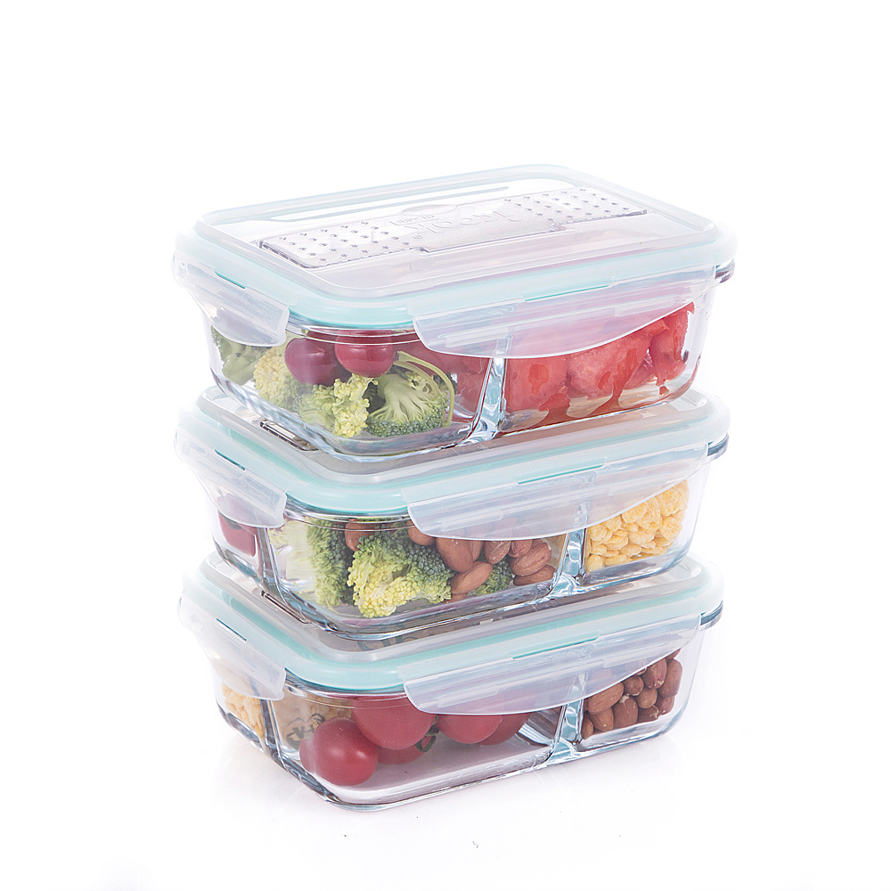 玻璃饭盒白底图拍摄