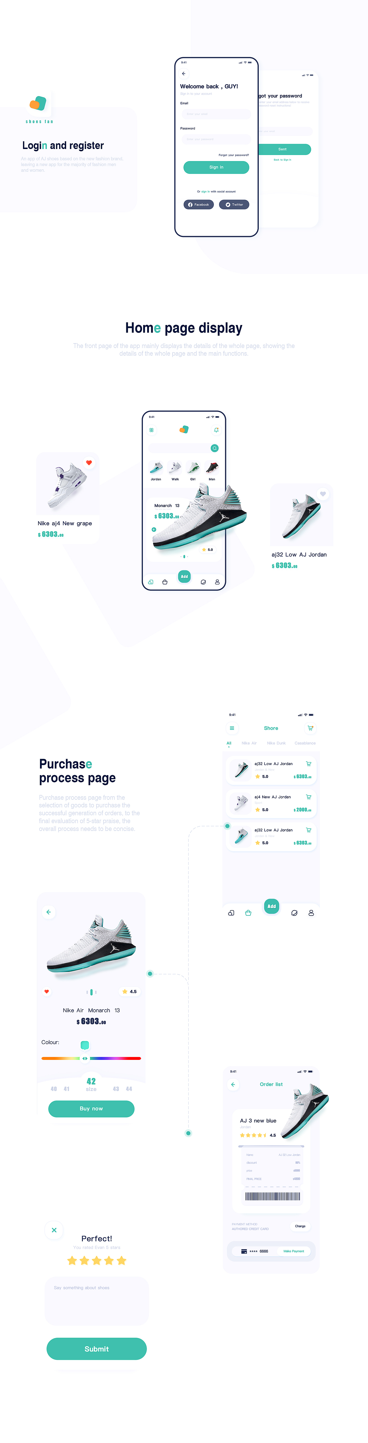 Shoes Fan APP设计（图ZMjQ3ODQxMTUy） - APP界面 - 站酷设计师大峰_Design原创素材 - 站酷ZCOOL