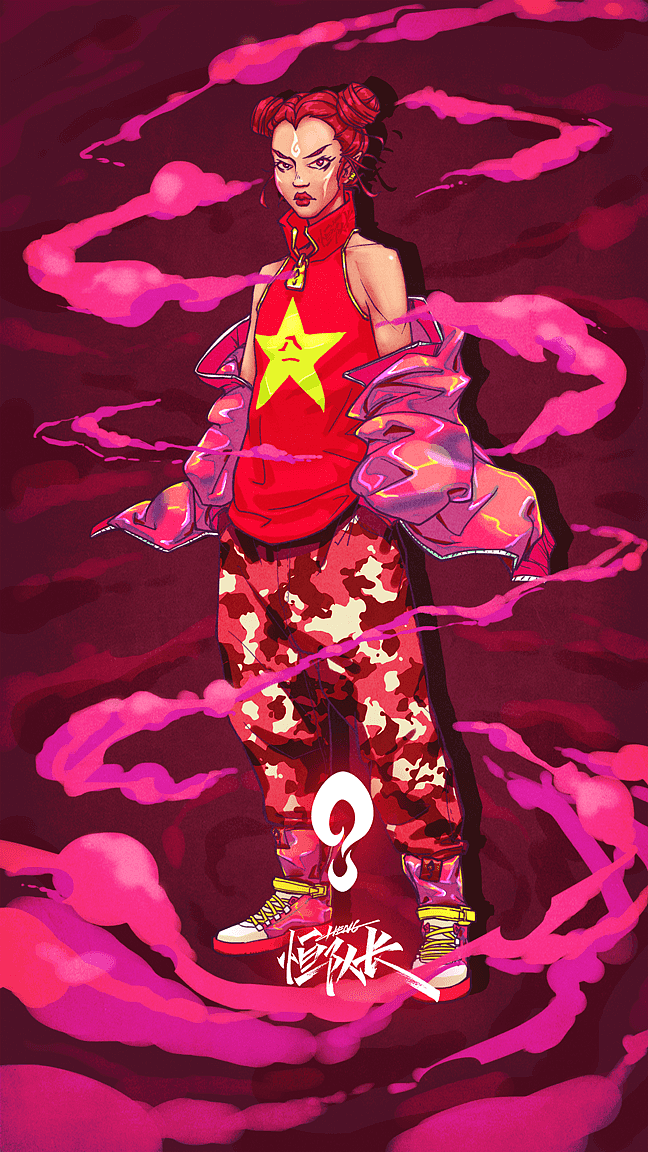 潮范军人 哪吒降世（图ZMTY5ODU3NjQ0） - 创作习作 - 站酷设计师恒哈队长原创素材 - 站酷ZCOOL