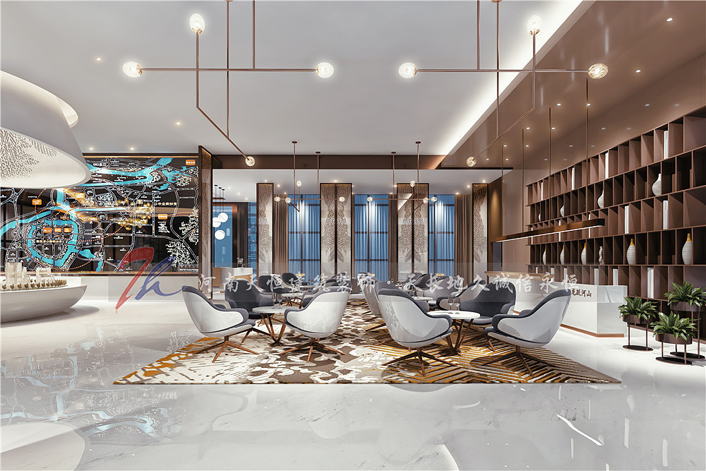 新乡售楼部装修设计分析（图ZMTg4NTQzNzg4） - 展陈设计 - 站酷设计师郑州天恒装饰设计原创素材 - 站酷ZCOOL
