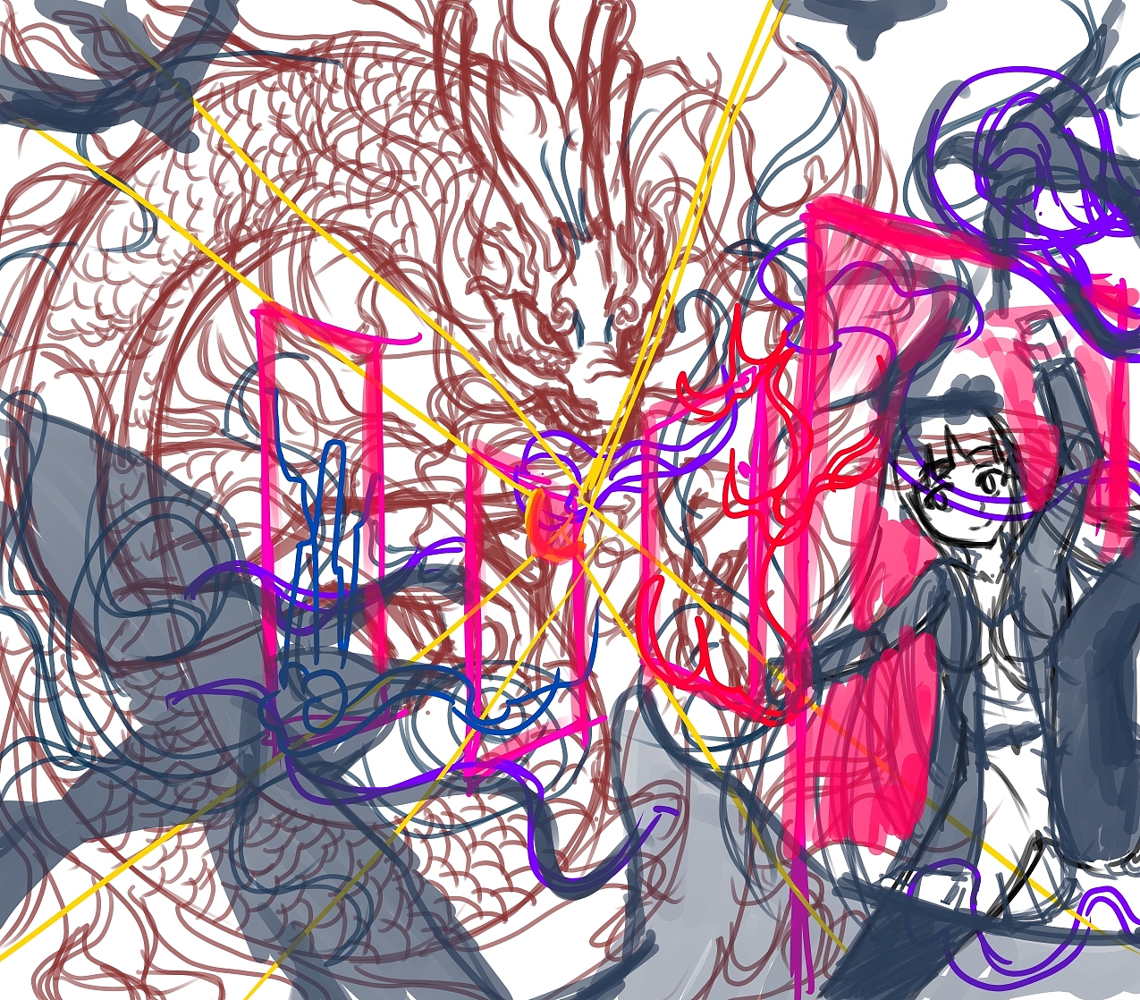 2级草图:完整的美少女美妙大冒险