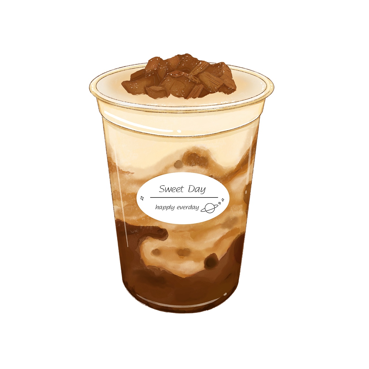 饮品插画（图ZMjc0NTU3MTcy） - 商业插画 - 站酷设计师J_BoBo原创素材 - 站酷ZCOOL