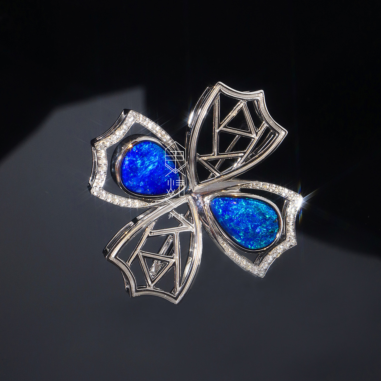 【原创作品】福蝶 欧币胸针/吊坠