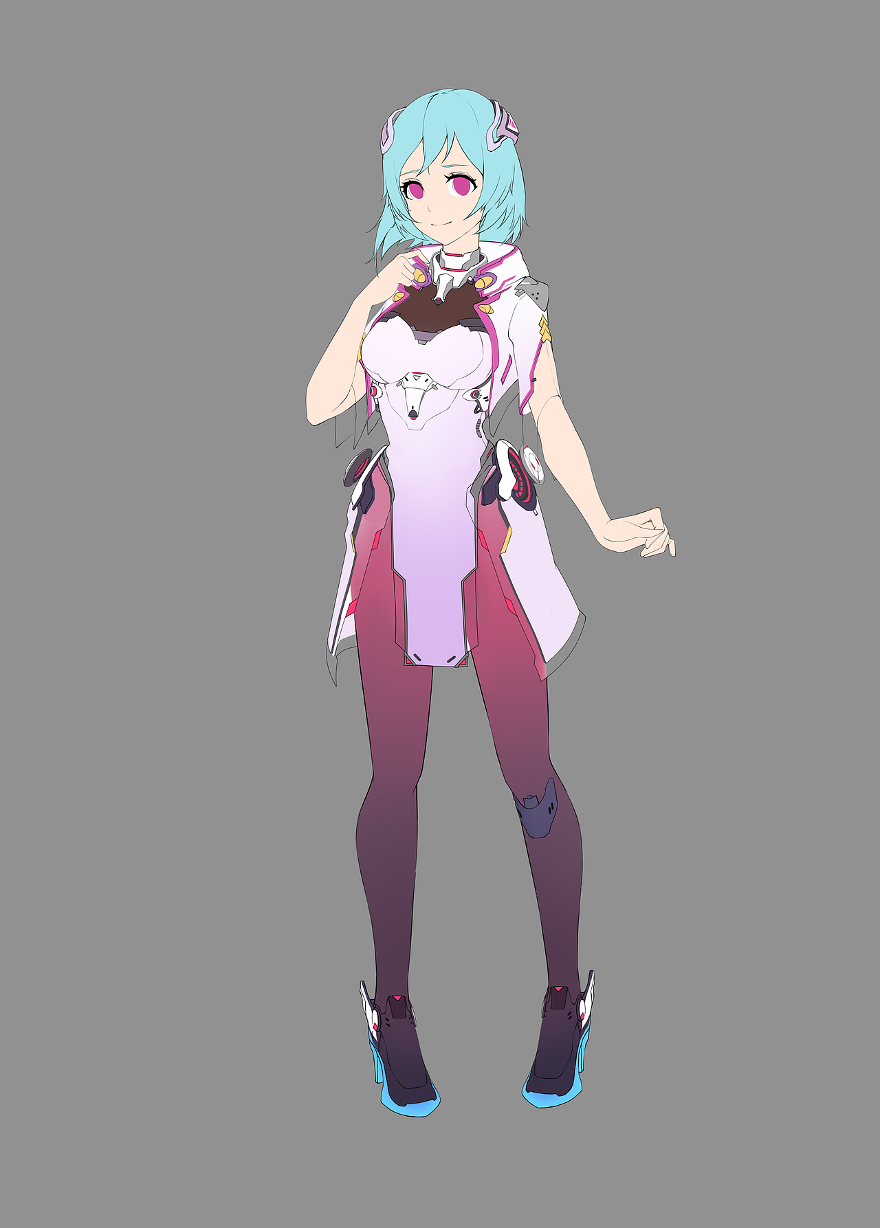 未来-女（图ZMjkzNTc1Mzg0） - 游戏原画 - 站酷设计师爱画画的怪蜀黍原创素材 - 站酷ZCOOL