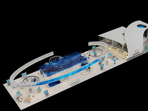 SAUD大型双层展位设计