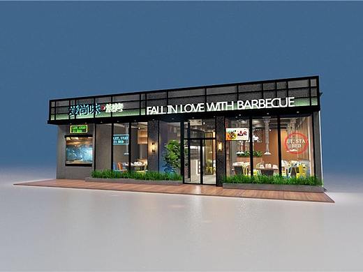 深圳烧烤店设计 深圳烧烤店装修 烤肉店设计装修公司
