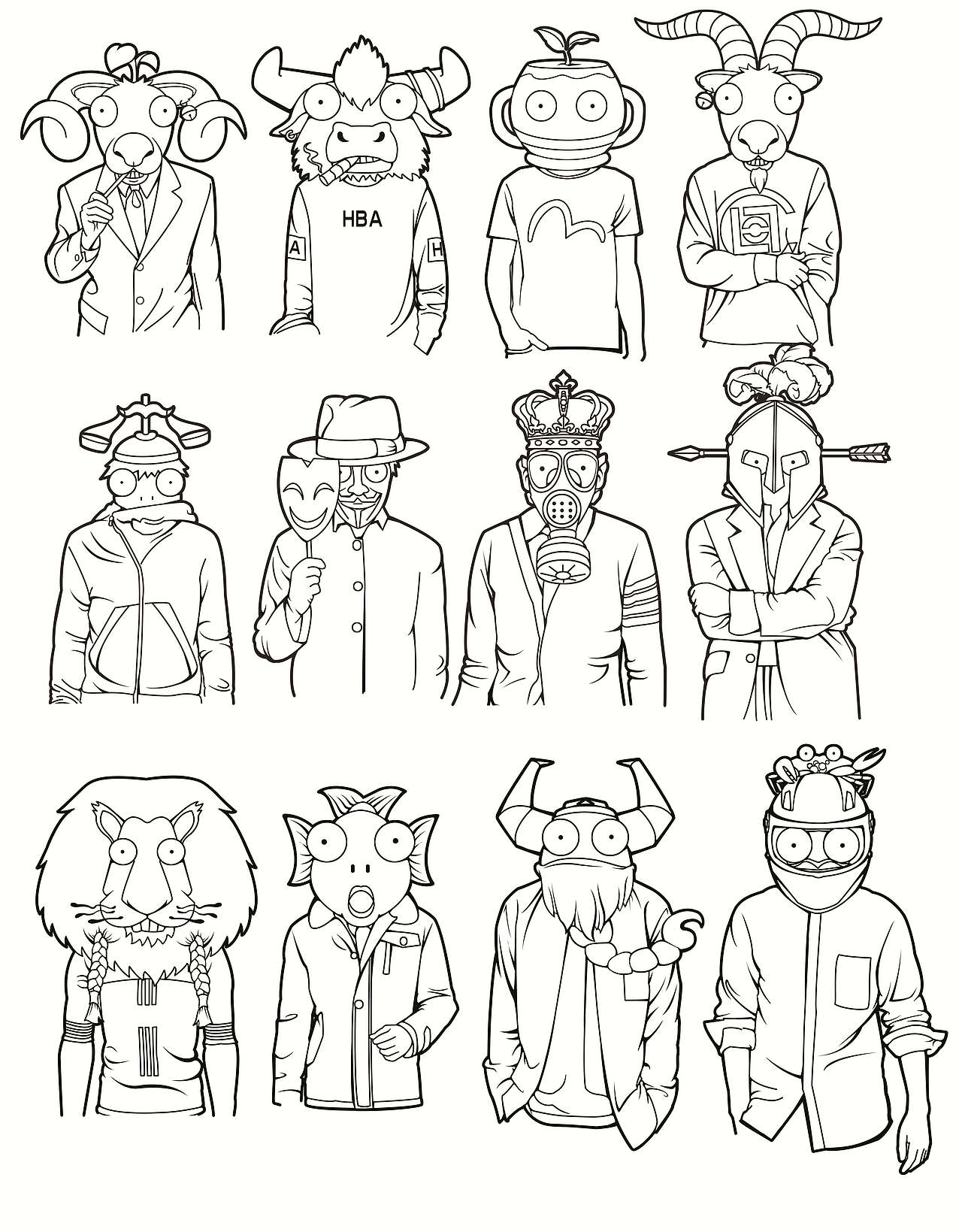 12星座手绘过程