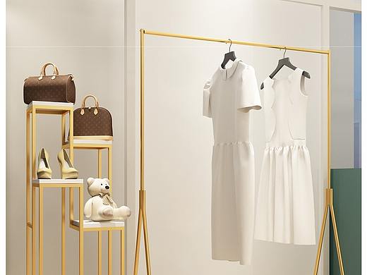 品质服装陈列架组合