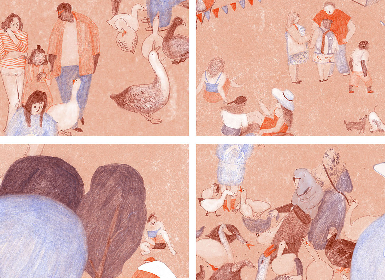 自由创作 | 伦敦生活插画长卷（图ZMjk0NjkwODEy） - 儿童插画 - 站酷设计师是年糕呀原创素材 - 站酷ZCOOL