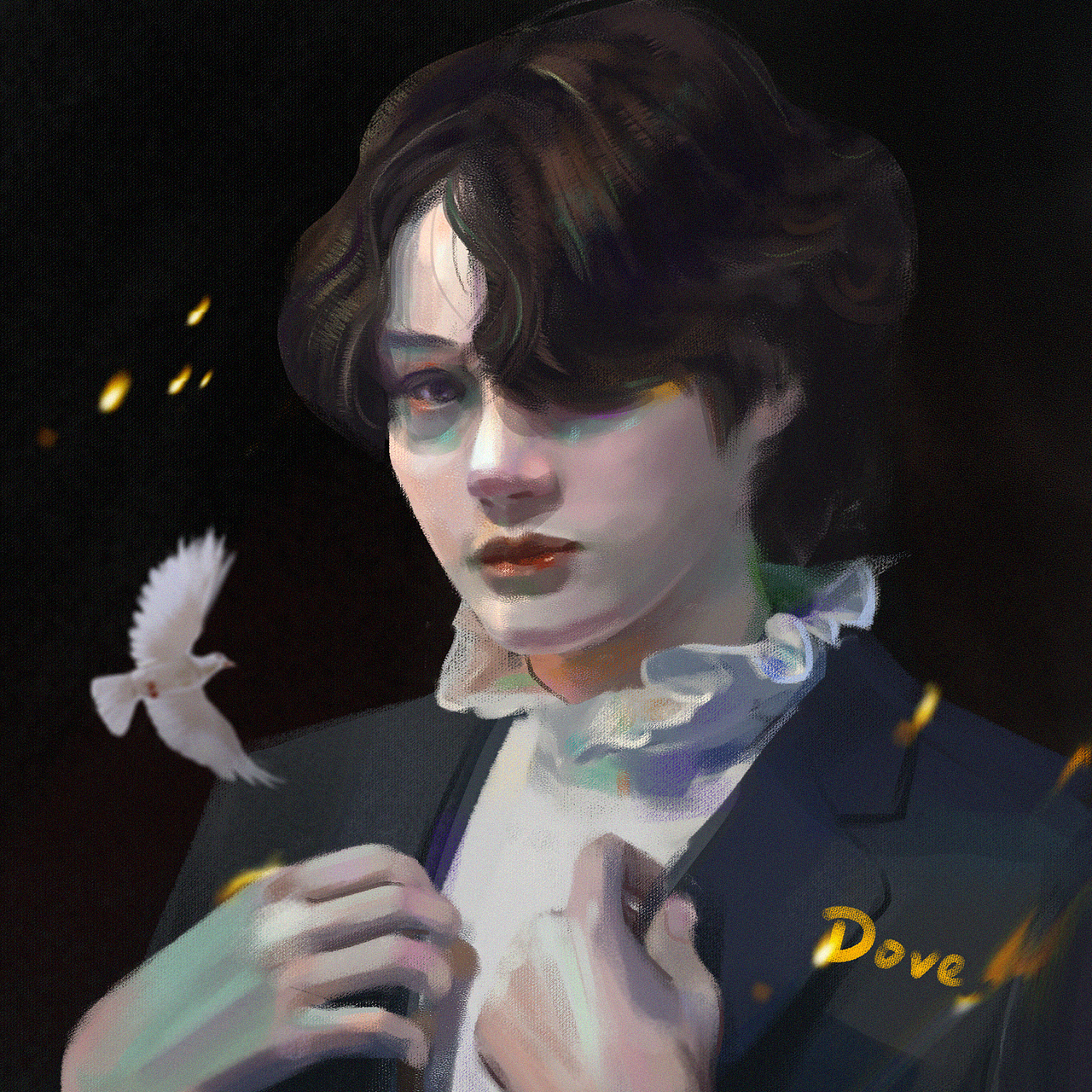 dove（图ZMTg3OTI5MzEy） - 新锐潮流插画 - 站酷设计师黄睿睿原创素材 - 站酷ZCOOL