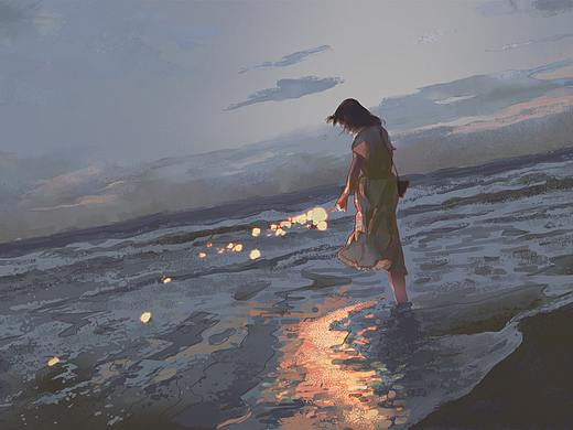 最暗的夜 才能见到最美的光