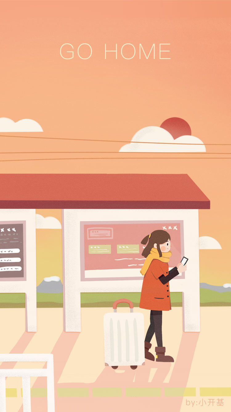 回家|插画|插画习作|多肉开 - 原创作品 - 站酷 (zcool)