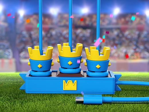 皇室战争 三冠完胜 type-c 拓展坞 产品设计